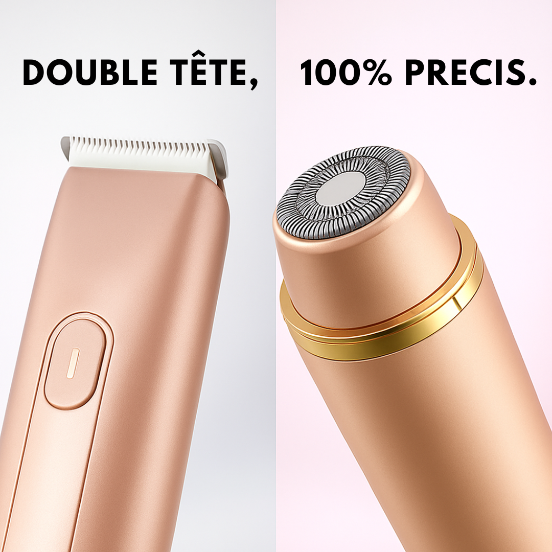 Dual-Head PRO • Rasoir Électrique Intime